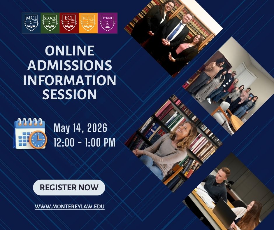 Admissions Session text in light blue on a blue background. Students photos on the right side and the 5-shield logo at the top.